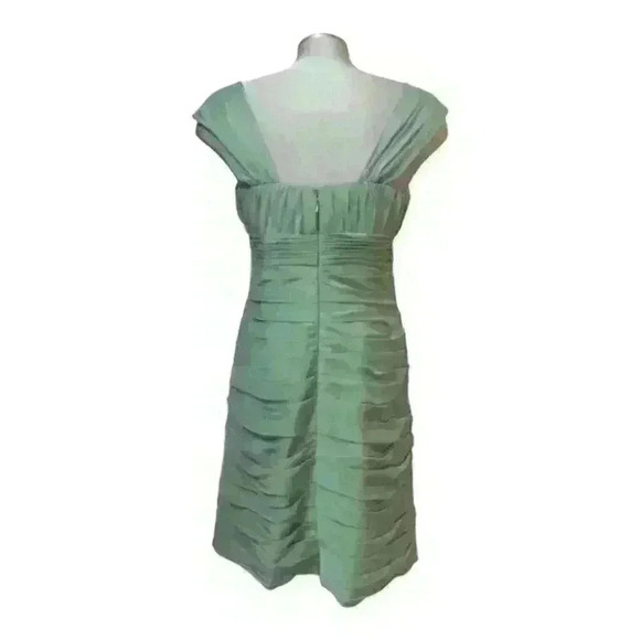 Bill Levkoff Dress Bridesmaid Bodycon Sage  Green - Picture 2 of 8